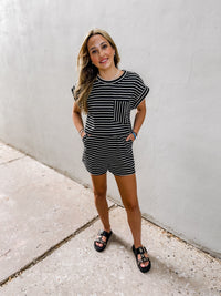 vanessa striped tee