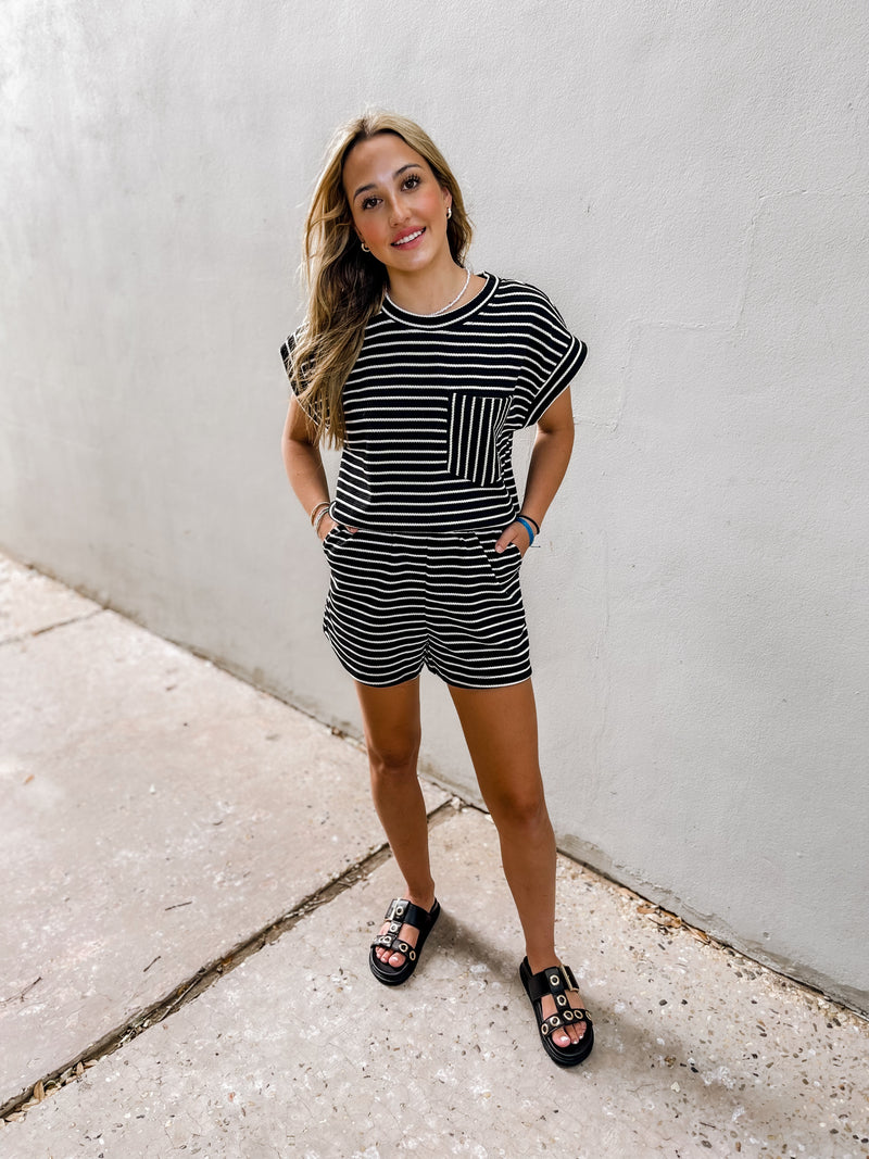 vanessa striped tee