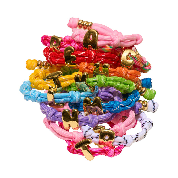 st barths initial cord bracelets