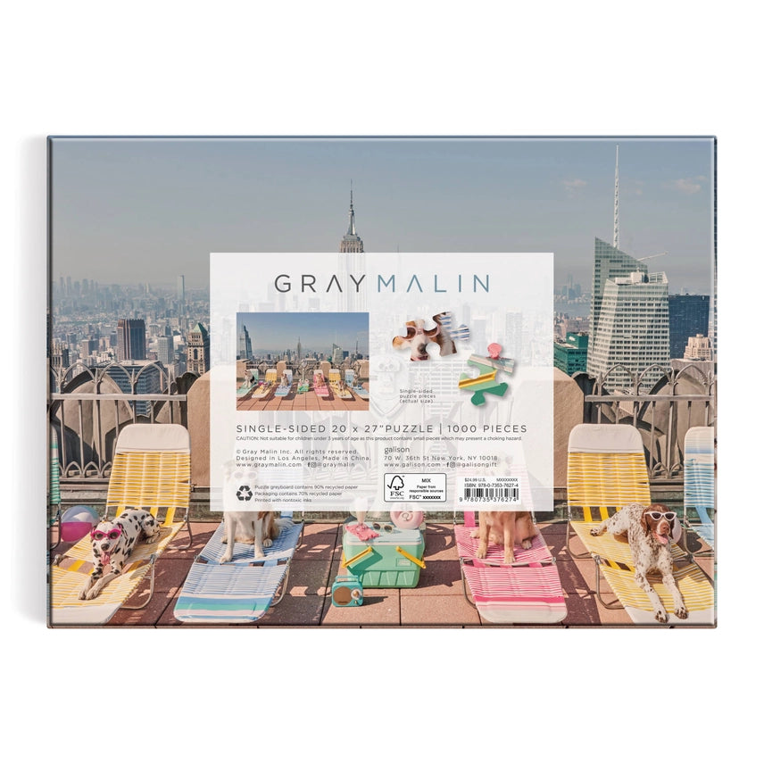 gray malin dogs of nyc 1000 piece puzzle