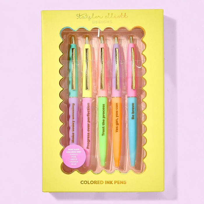 happy 5pc pen set