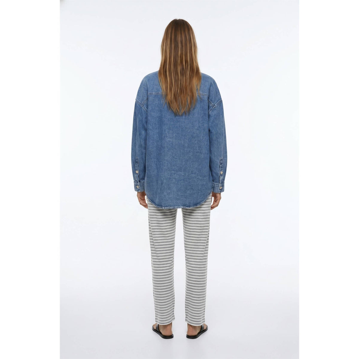 the favorite cotton denim shacket