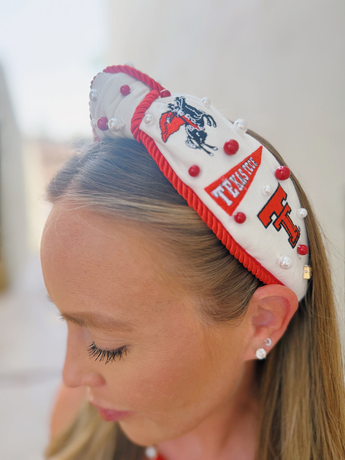 texas tech college vault rope headband