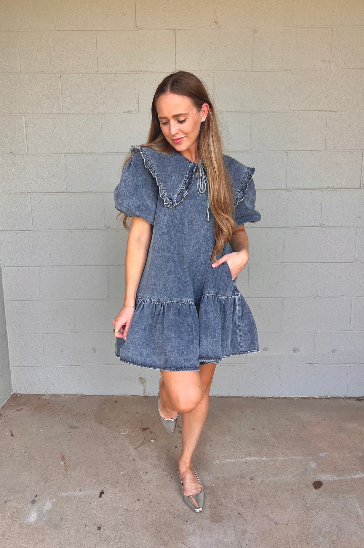 cecilia denim dress