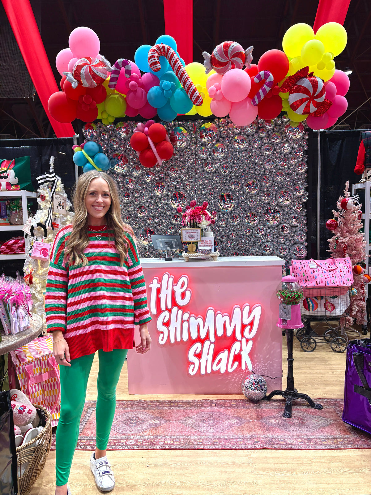 ruby stripe knit sweater