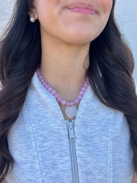 nereyda glass bead necklace