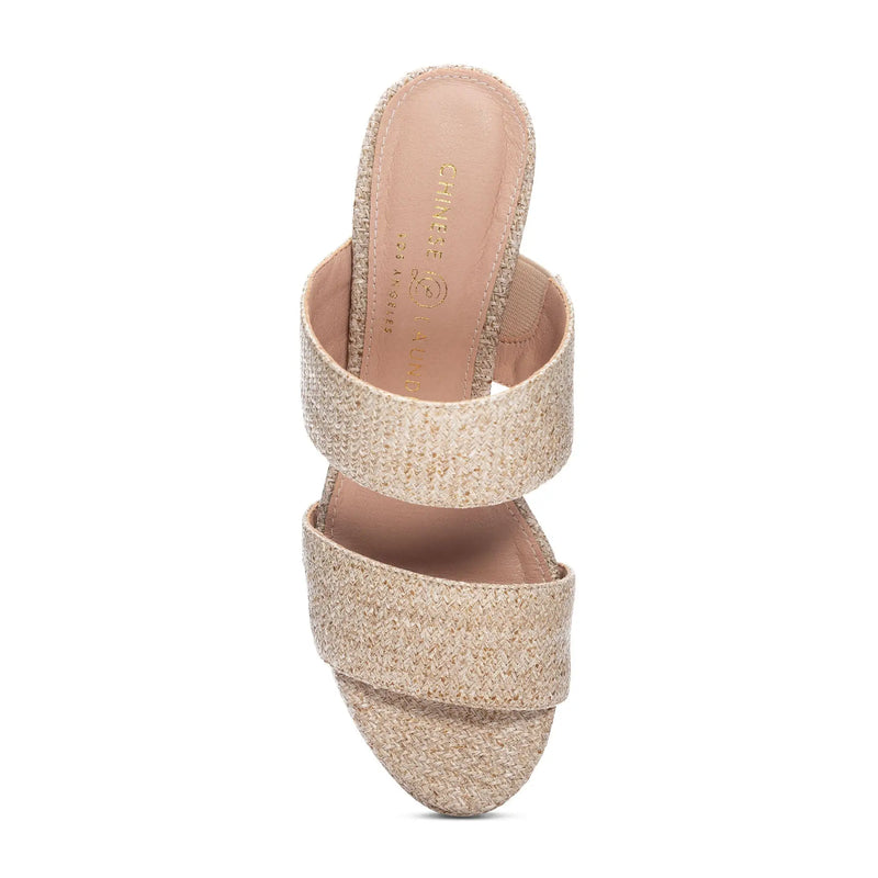 nice raffia platforms || FINAL SALE