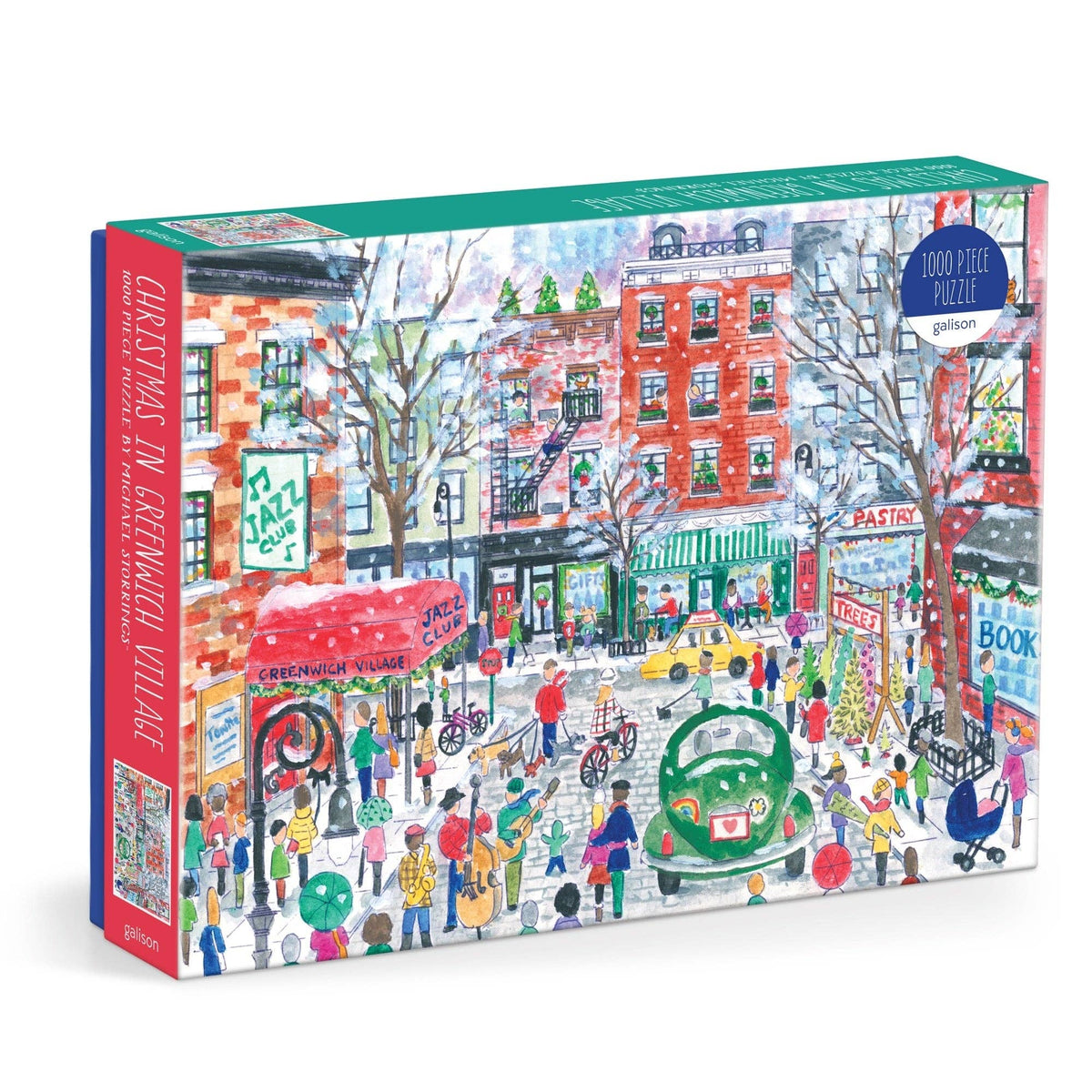 christmas in greenwich village 1000pc puzzle