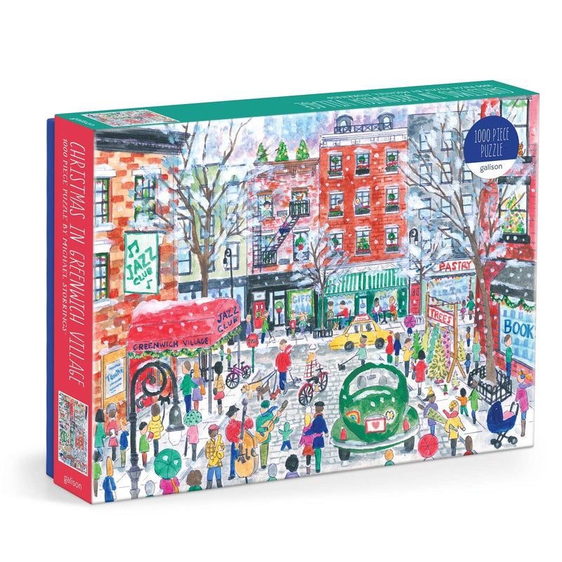 christmas in greenwich village 1000pc puzzle