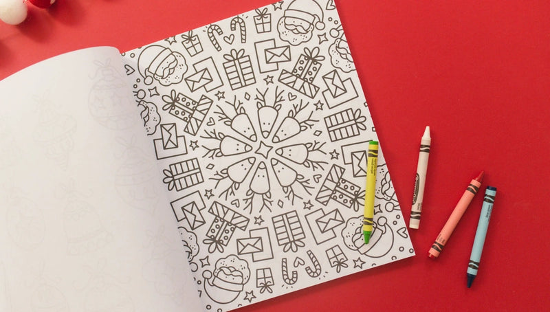 christmas coloring books