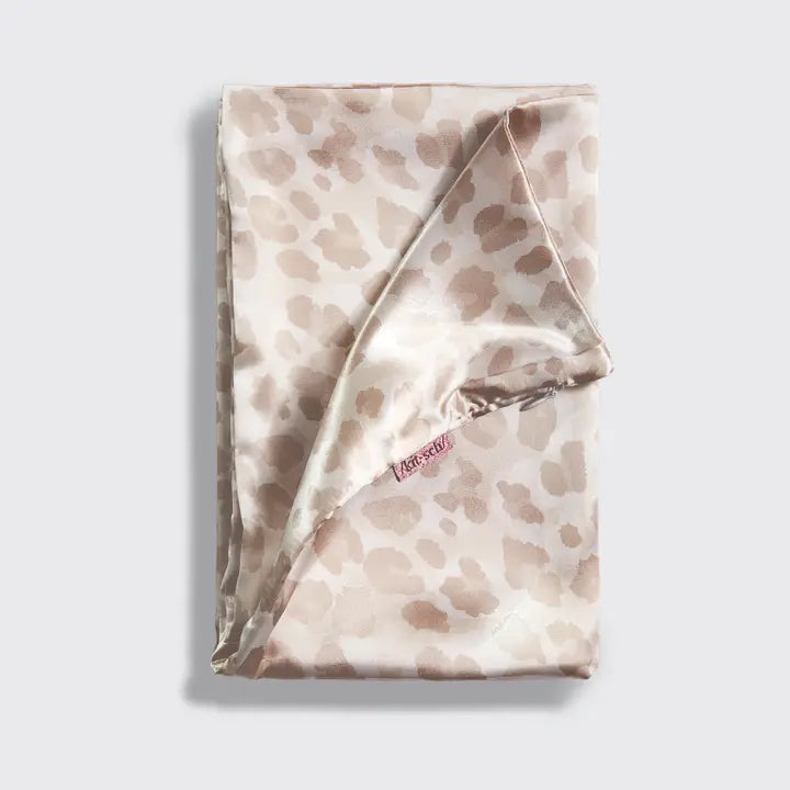 leopard satin pillowcase