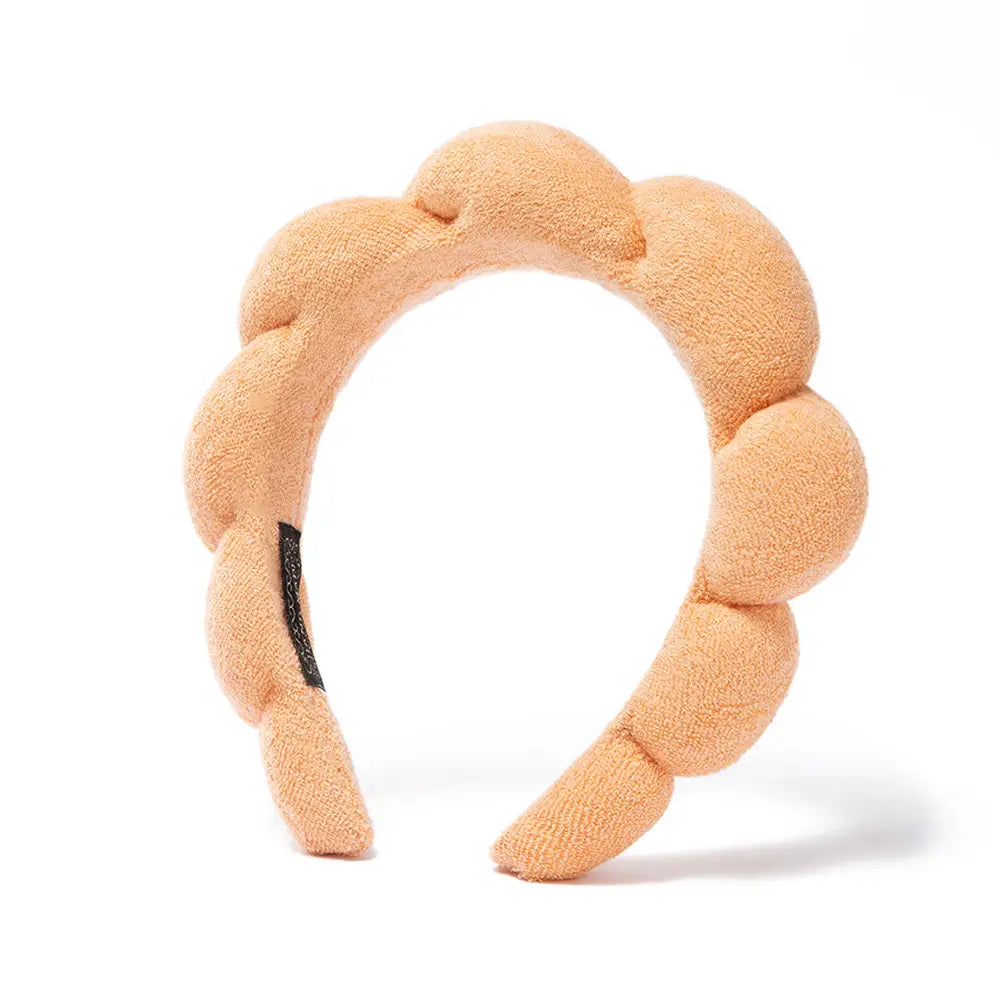 terrycloth bubble headband