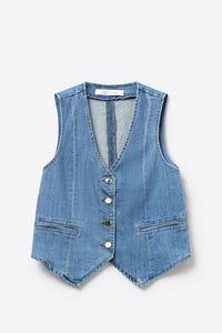 good genes denim vest