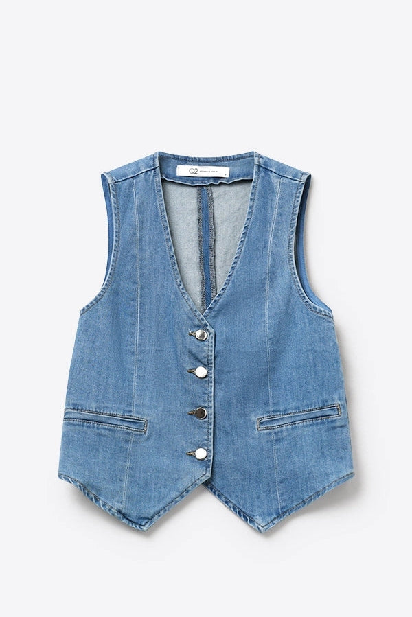 good genes denim vest