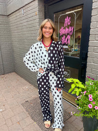 connect the dots plisse set | FINAL SALE