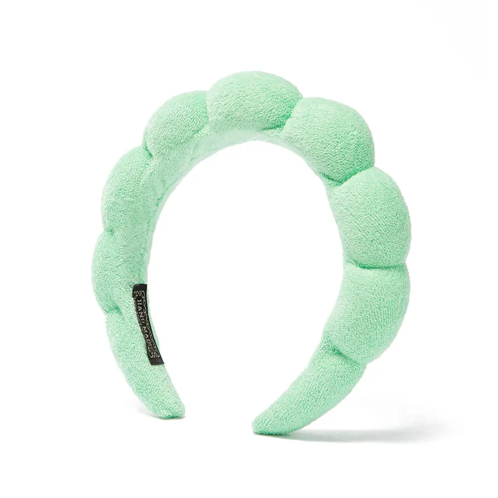 terrycloth bubble headband