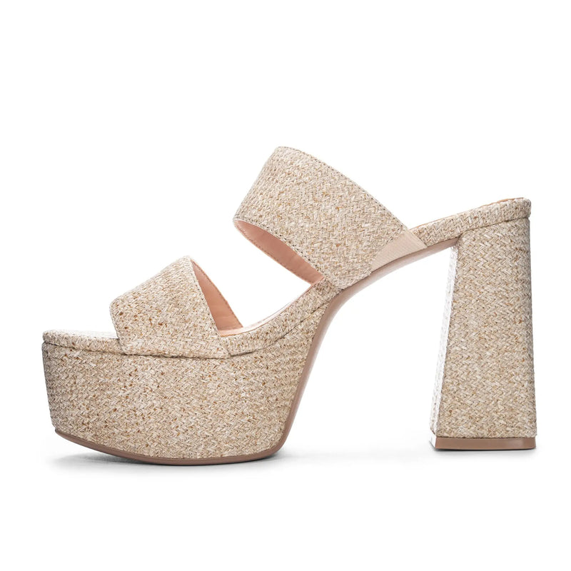 nice raffia platforms || FINAL SALE