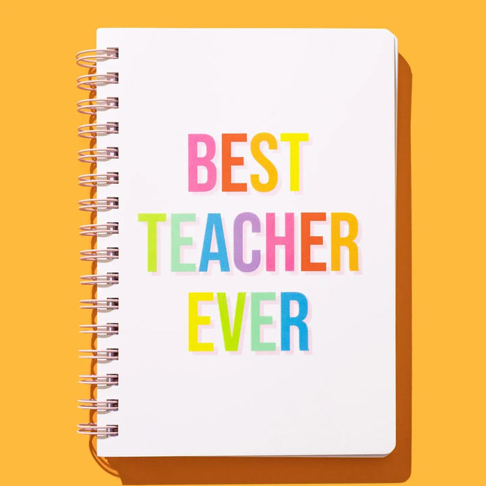 best teacher ever spiral notepad