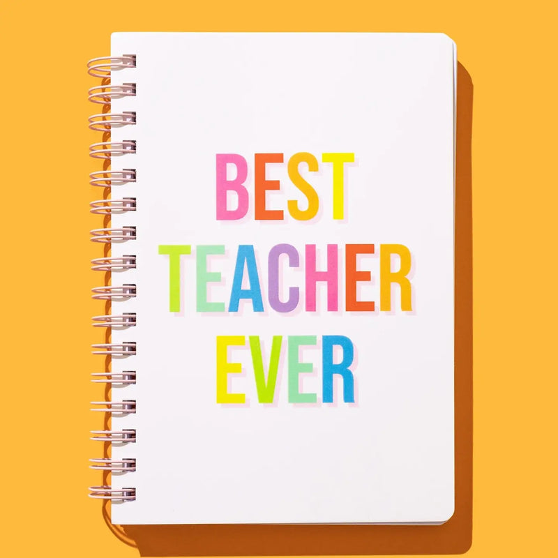 best teacher ever spiral notepad