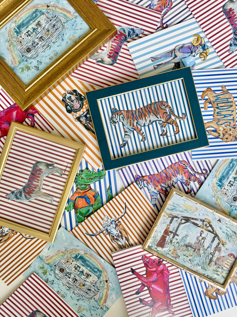 "Raid & Rally" framable card