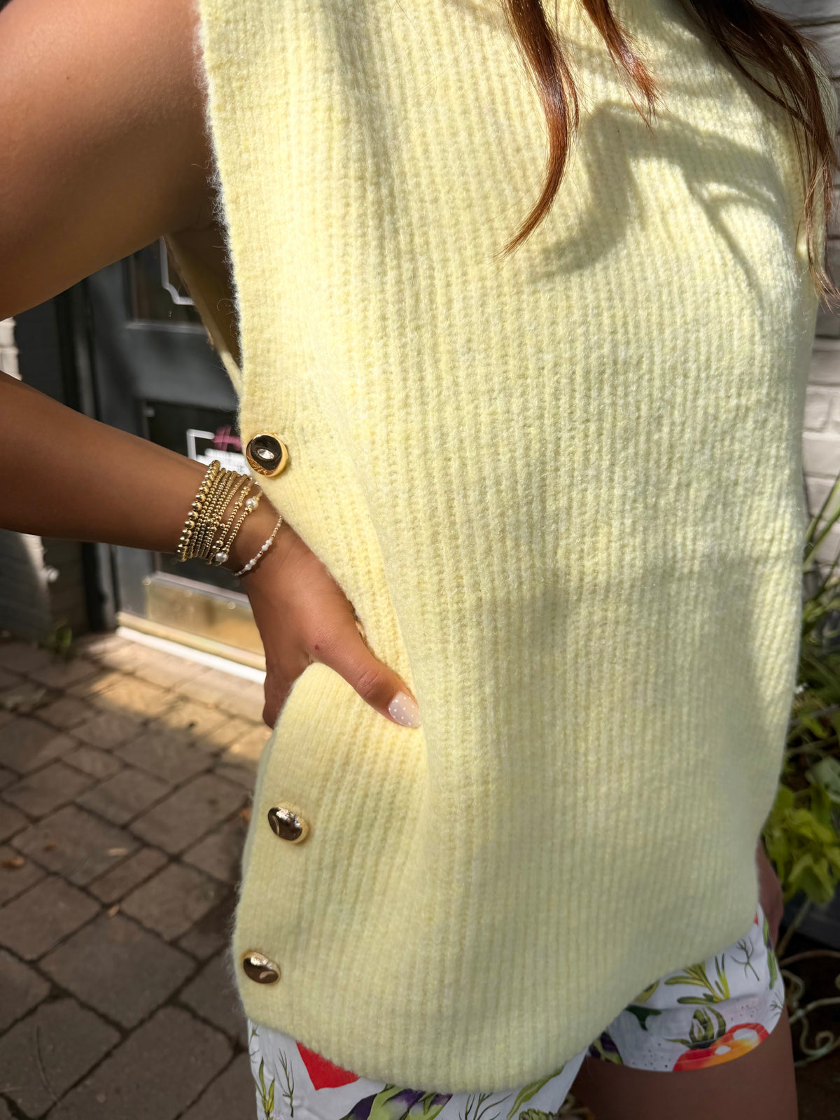 step into spring knit sweater tank