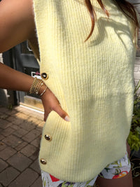 step into spring knit sweater tank