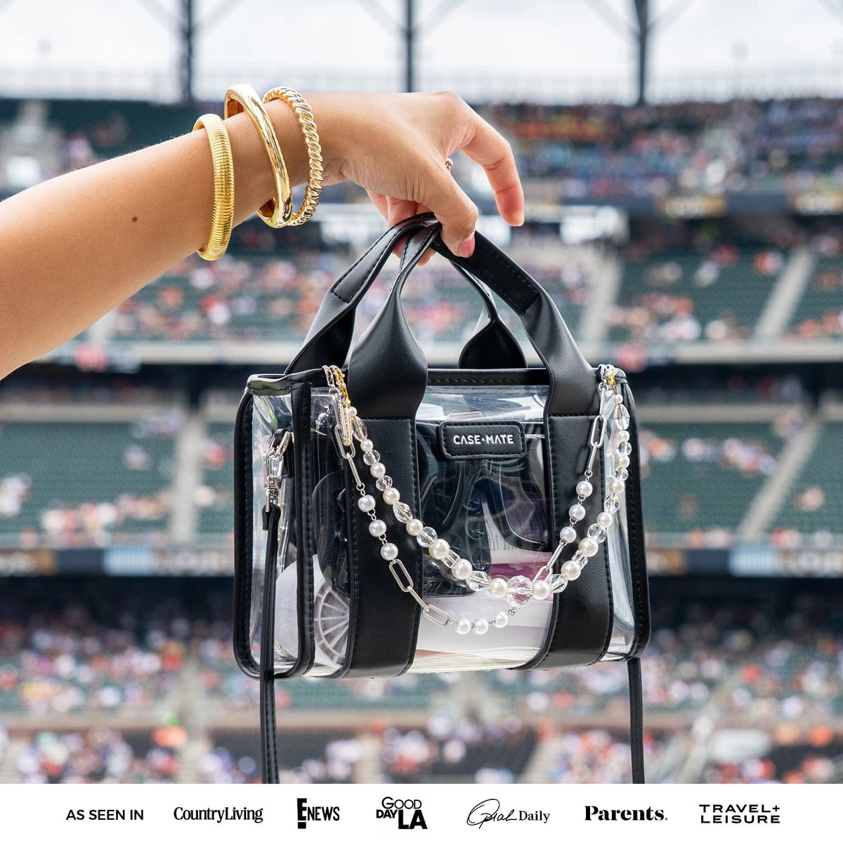 case-mate | micro clear stadium totes