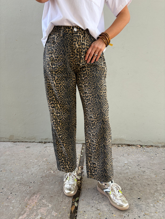 as it was leopard pants