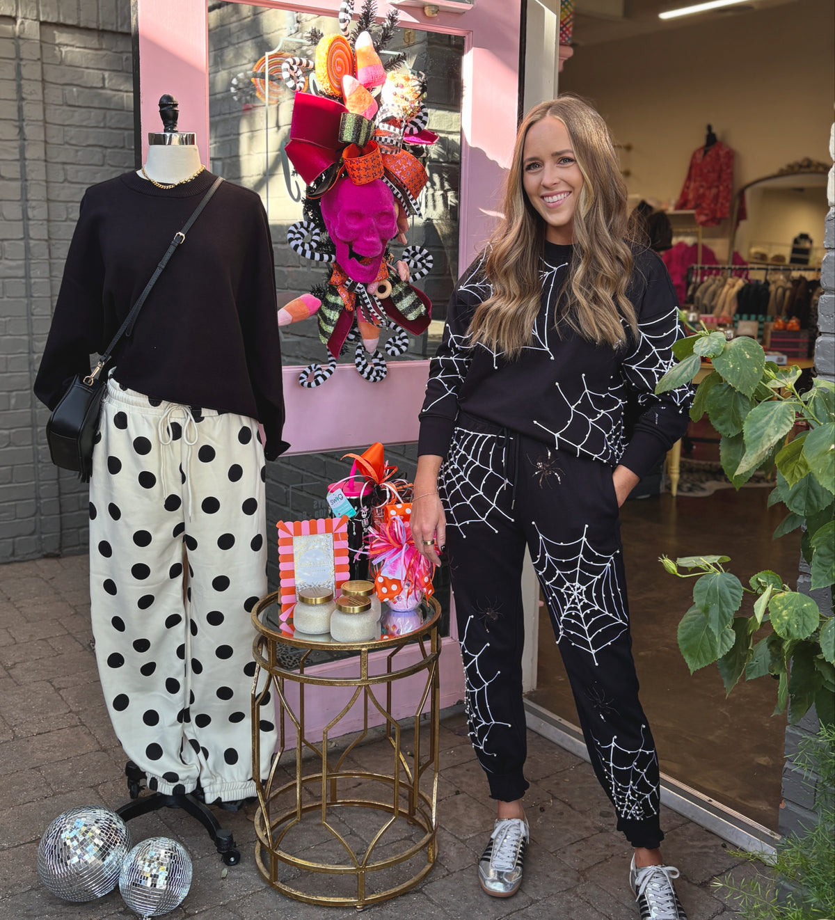 pearl webs spider sweatshirt