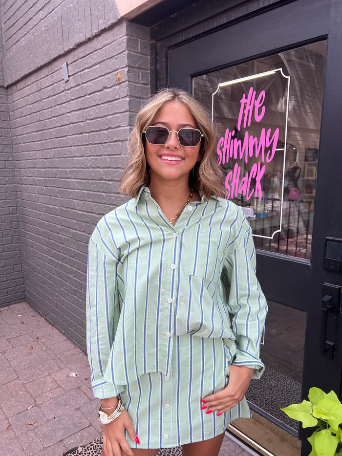 marley striped skort set