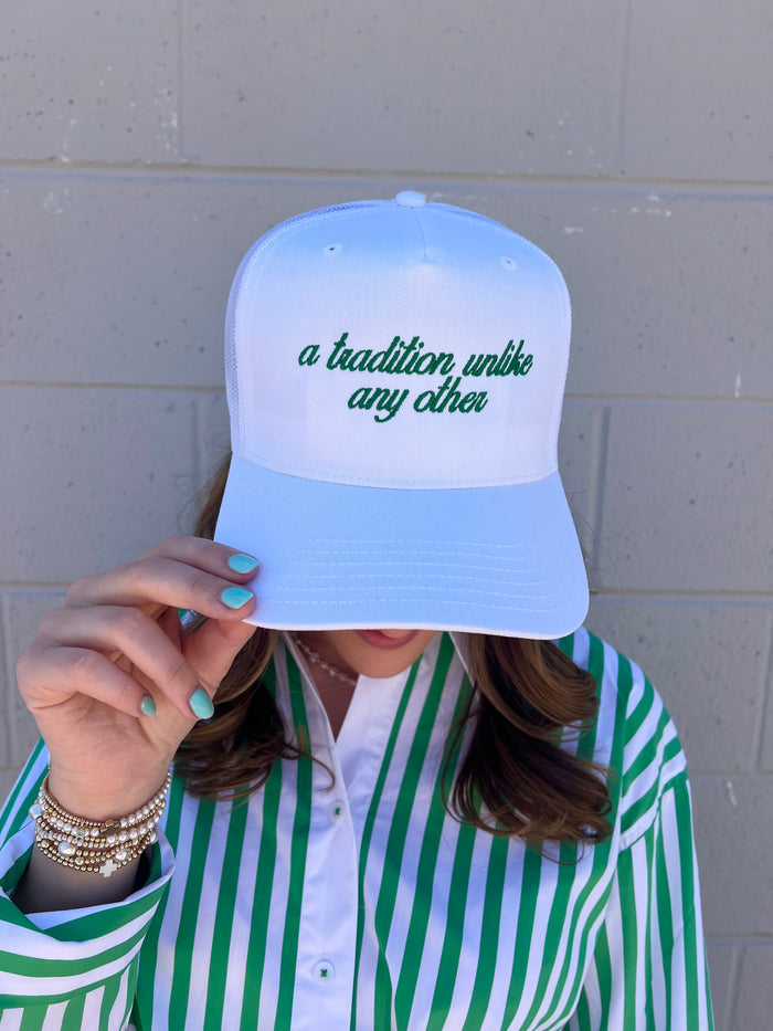 a tradition unlike any other trucker hat
