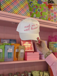 meet me in west texas trucker hat