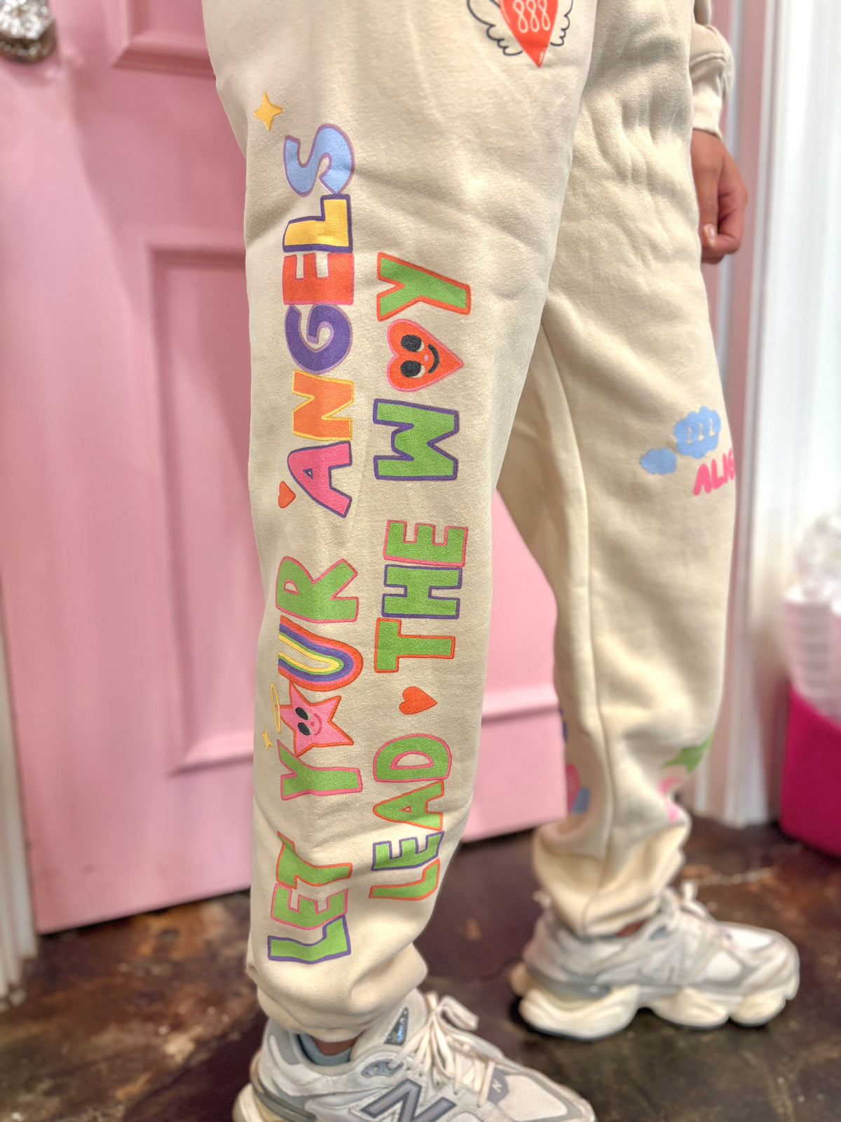 angels all around you joggers