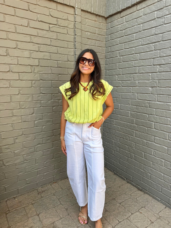 it girl white barrel denim