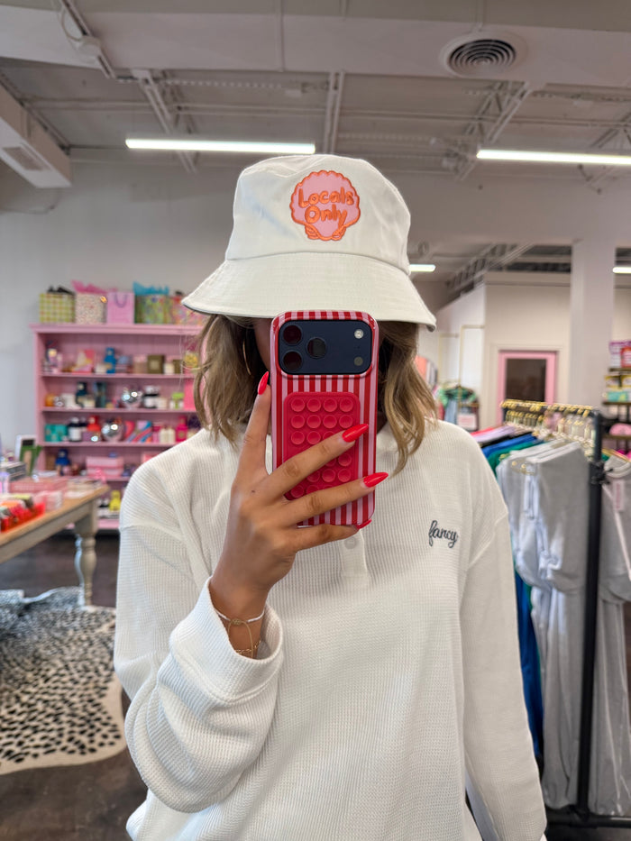 locals only patch bucket hat