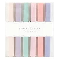 church notes | pastel highlighter set