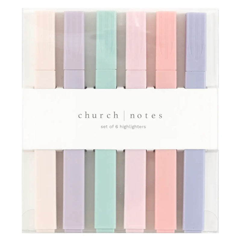 church notes | pastel highlighter set