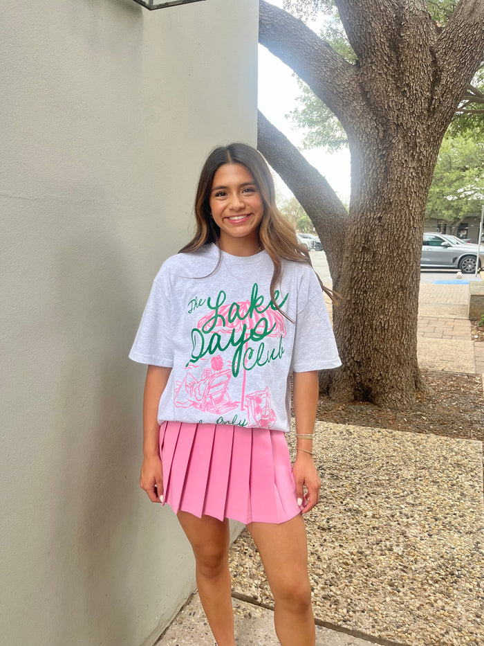 the lake days club oversized tee | FINAL SALE