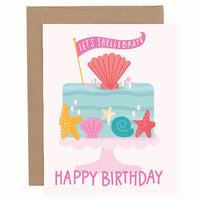 let's shellebrate bday greeting card