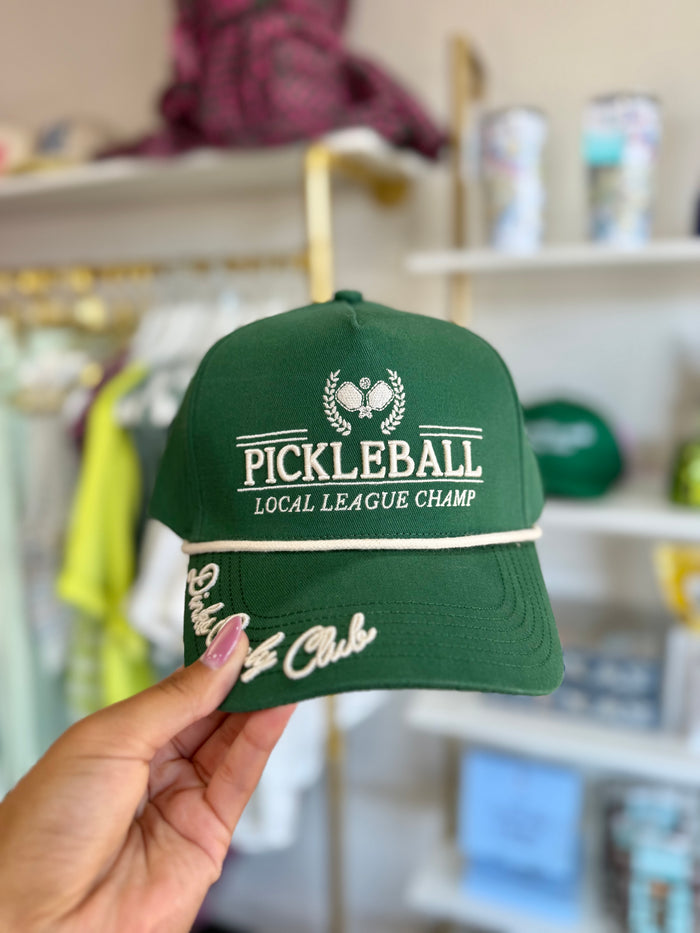 pickleball local league trucker hat