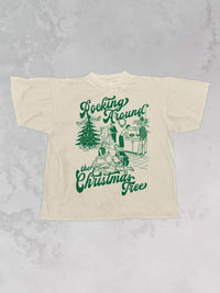 rocking around the christmas tree oversized tee