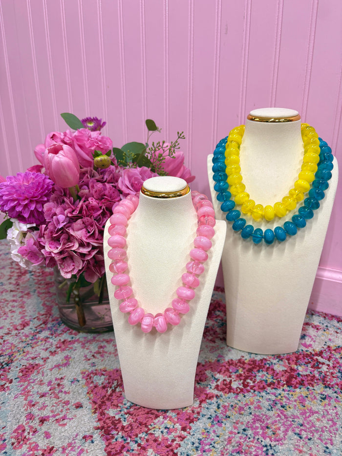 sugar beads bold necklace