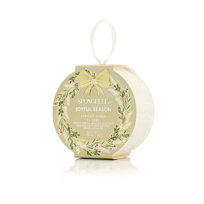 spongelle | holiday wreath body buffer