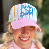 living the dream snapback hat