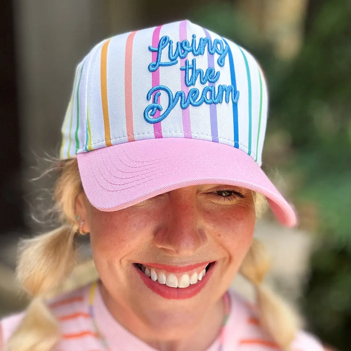 living the dream snapback hat