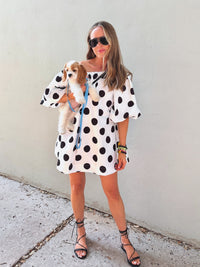 dottie off-the-shoulder bubble dress