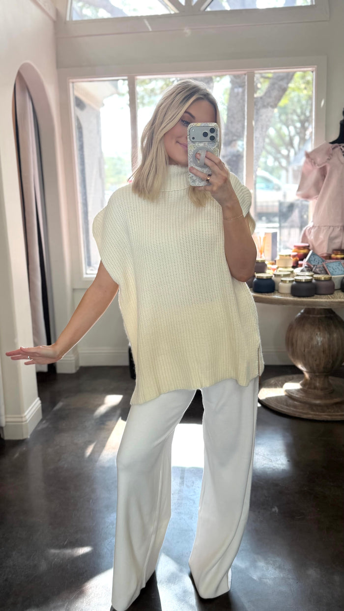 easy does it two-piece sweater set