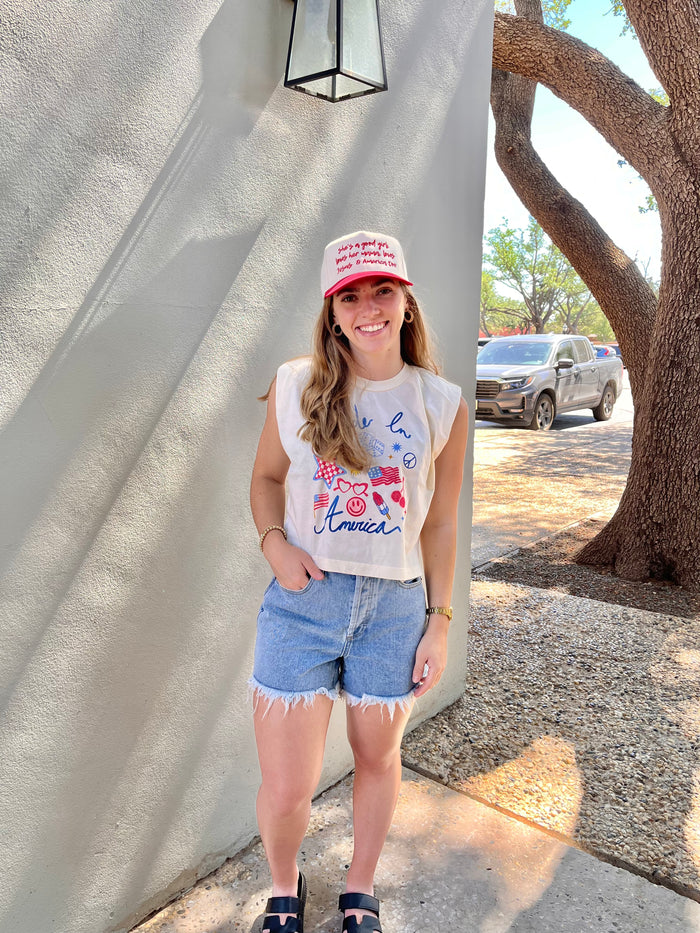 made in america muscle tee