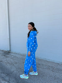 polka dot hoodie + jogger sets