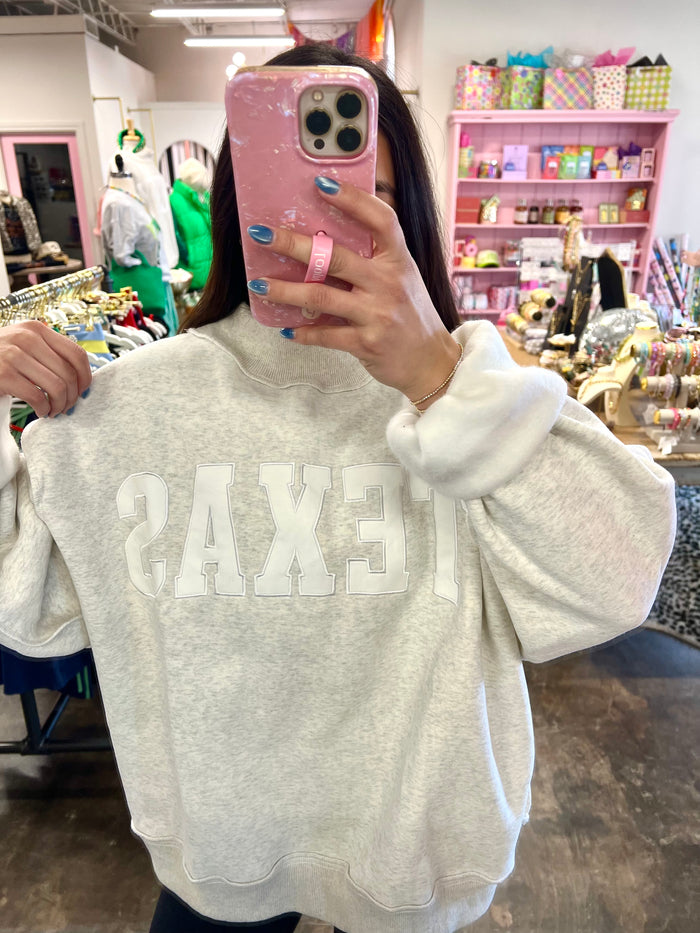 TEXAS mockneck sweatshirt